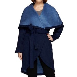 H by HALSTON Belted Wool Coat